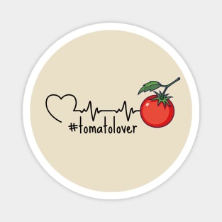 Tomato In A HeartBeat Magnet